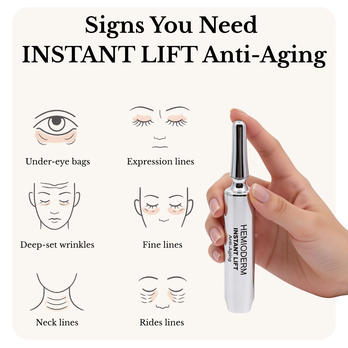 HEMIODERM - Instant Lift - Anti-Aging